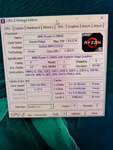 Processador amd ryzen 5 2400G