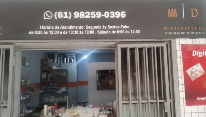 Loja de Velas Artesanais no Núcleo Bandeirante