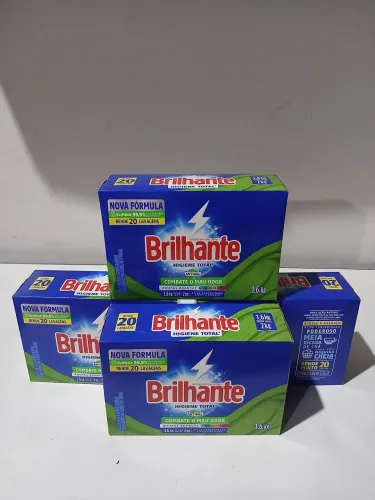 SABÃO BRILHANTE 1,6KG - APENAS R$ 12,00