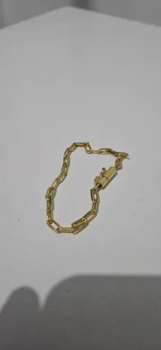 Pulseira banhada a ouro