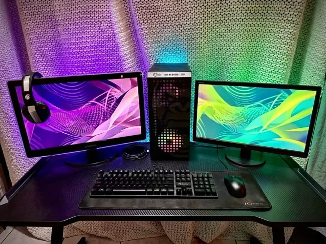 PC GAMER COMPLETO + 2 MONITORES 
