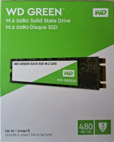 SSD M.2 WD GREEN 480 GB