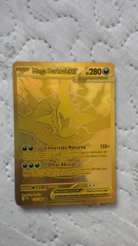 Carta Pokémon Mega Darkrai Ex Dourado Escuridão Absoluta