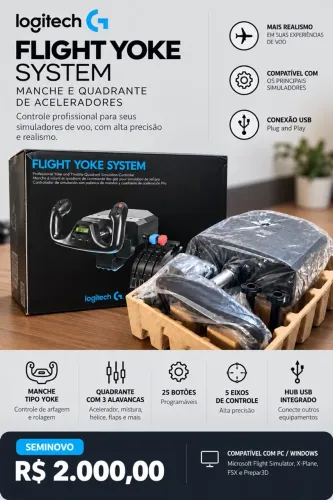 Flight yoke Logitech 