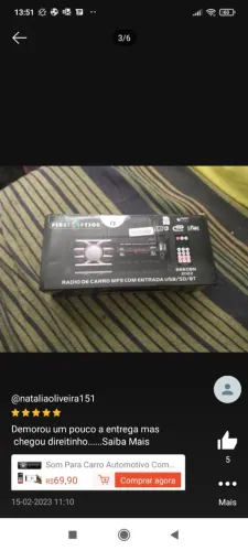 RÁDIO DIGITAL MP3 AUTOMOTIVO
