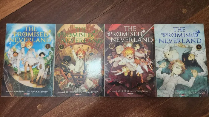 The Promised Neverland - Vol 1 a 4 (usados)