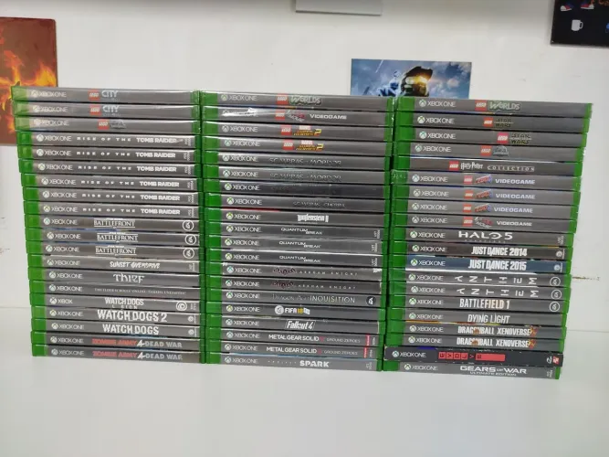 Jogos Xbox One mídia física