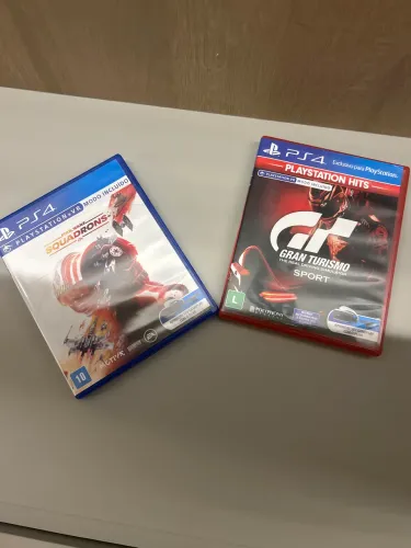 Kit 2 jogos ps4/ Star wars é gran turismo