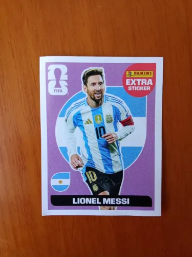 Figurinha Legend Messi lilás 