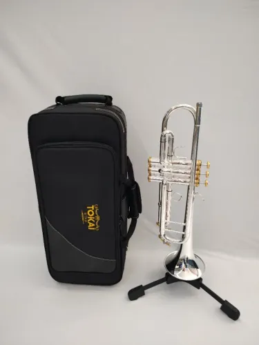 Trompete Tokai TR-400PG Sib -Prata c/ Dourado - Novo - Parcelo 21x cartão