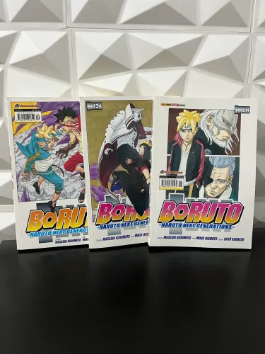 3 Mangás Boruto Clássico 