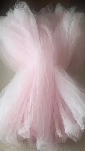 Tule rosa bebê