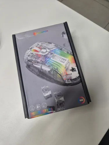 Mouse Mecânico Tri Mode Bluetooth Sem Fio Xunfox