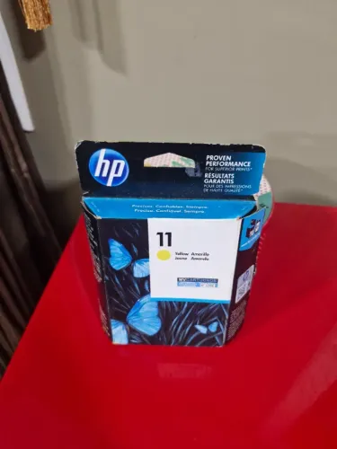 Kit 3 Cabeças de Impressão HP 11 (2 Amarelas, 1 Azul) - NOVAS!