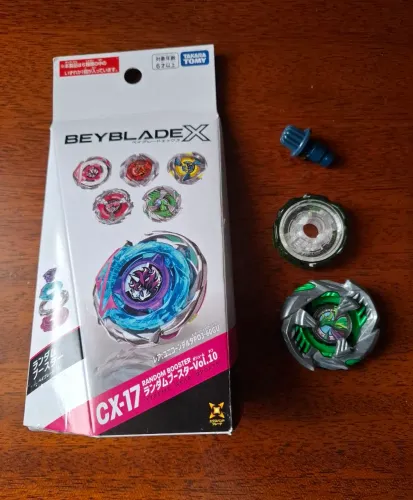 Random Booster Vol 10. ? Crimson Garuda 7-80 Gear Unite ? Beyblade X