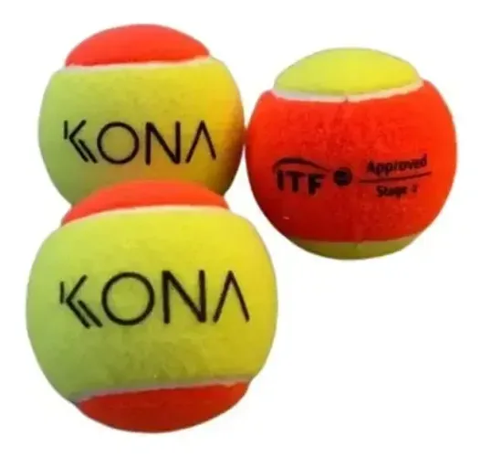 Kit 10 Bolinhas de Beach Tennis KONA - certificado pela ITF - Nova