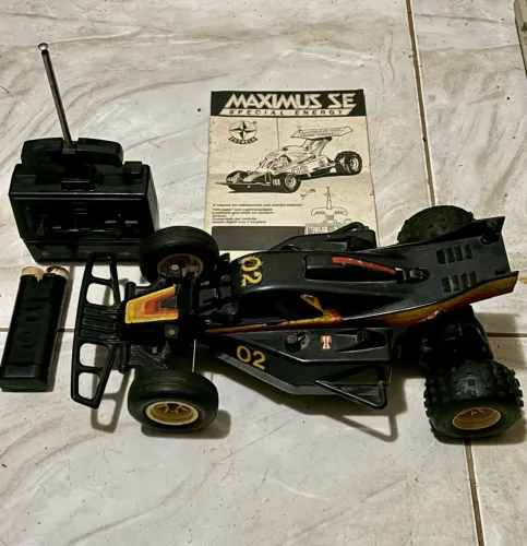 Carrinho Controle Remoto Antigo Estrela Maximus SE 