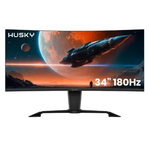 Monitor Gamer Husky 34" Ultrawide Curvo 180Hz 3440x1440 