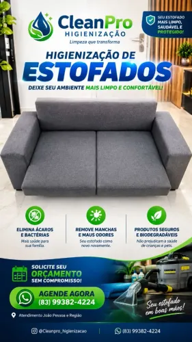 Higienização de Estofados 