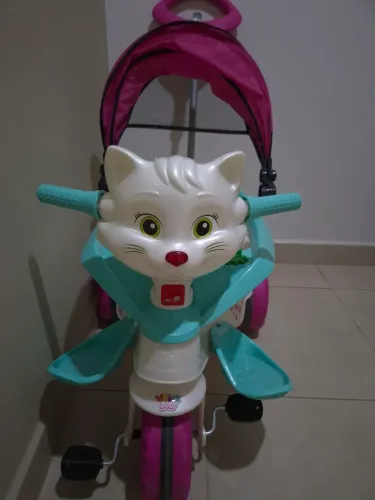 Velobaby triciclo bandeirante gatinha