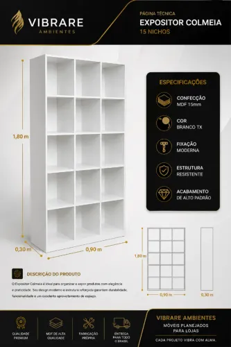 Fábrica de Móveis Expositores Para Ambientes Comerciais