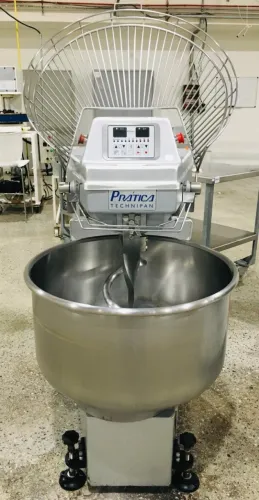 Amassadeira Espiral Industrial Prática Technipan de alta performance com capacidade 80kg