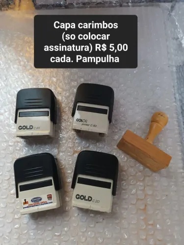 Carimbos diversos e tradicional