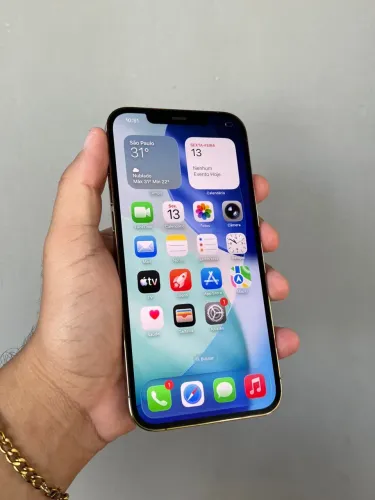 iPhone 12 Pro Max, todo original, sem marcas de uso, sem detalhes só pegar e usar 