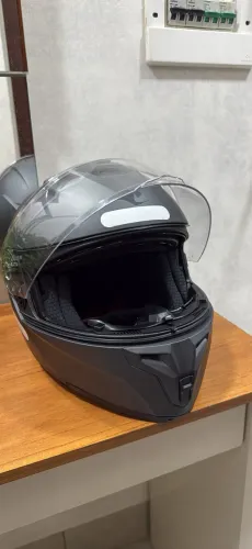 Capacete Race Tech Signal Cinza Fosco | Tamanho 58 |