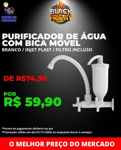 PURIFICADOR DE ÁGUA - IMPERDÍVEL!!!