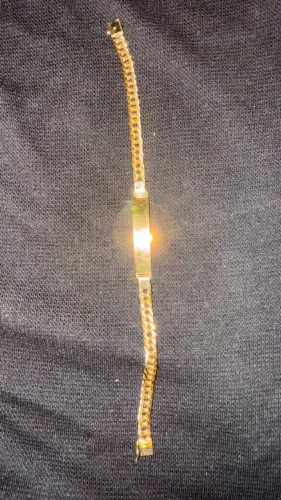 Pulseira Ouro 18K 750 Original 19cm 6,14g com Nota Fiscal