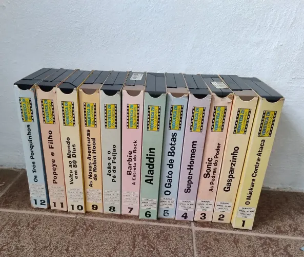 Fitas VHS Zero Hora