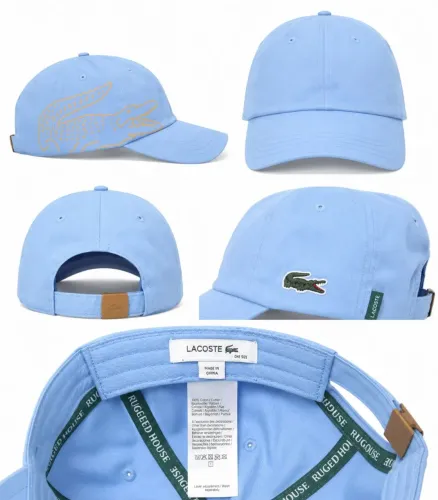 Boné da Lacoste Crocodile Print Organic Cotton Cap RK9398-51