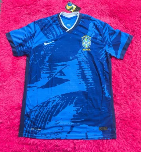 Camisa do Brasil Azul Palmeira Linha Premium Torcedor Masculino