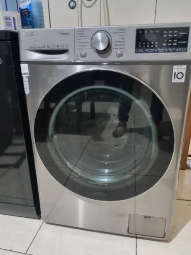 Lava e seca lg 11kg inverter semi-nova inteligência artificial Bluetooth Wi-Fi