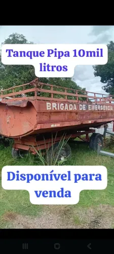 Pipa d água 10mil litros 