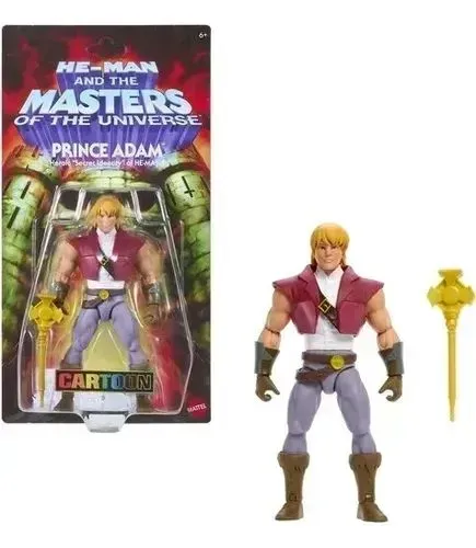 Príncipe Adam 200x Cartoon Masters Of The Universe Mattel He Man