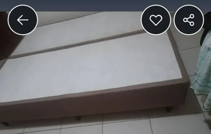 Vendo esta base semi-nova com 4 meses de uso Queen casal