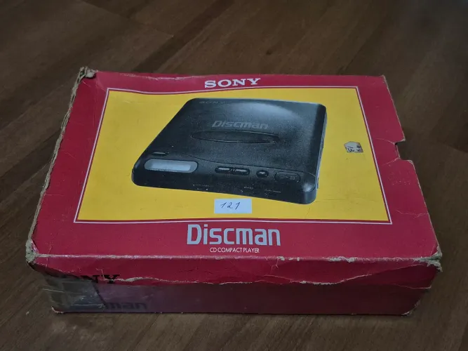 Sony Discman D-121 Na Caixa Funcionando