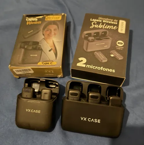 Lapelas profissionais VX Case