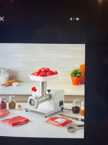 Máquina de moer carne semiprofissional