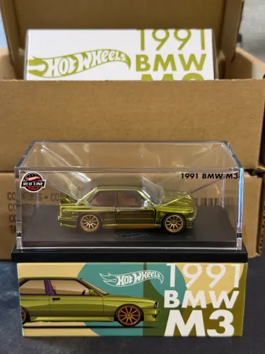 Hot Wheels RLC 1991 BMW M3 Caixa parda lacrada