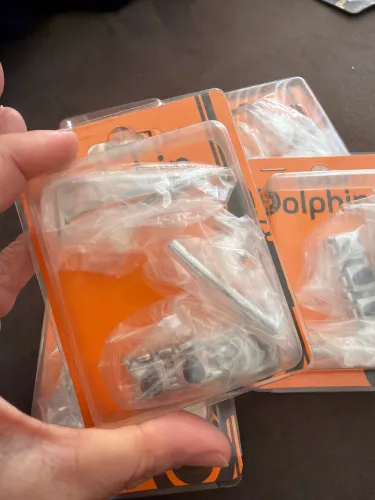 Trava p/ cordas cromada Dolphin kit 5 unidades 