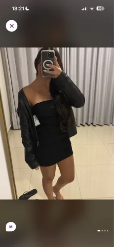 Vestido tomara que caia preto m