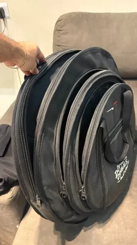 Bag Prato Bateria DOMENE Almofadado Super Luxo ATÉ 24 POLEGADAS