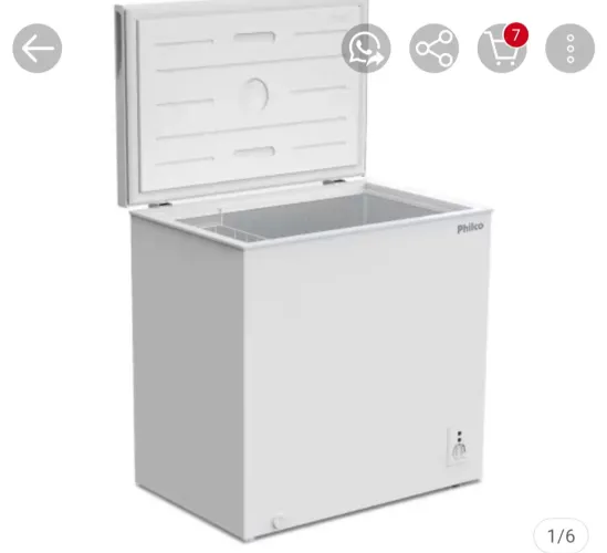 Frizer semi novo 200 litros.  Falar com Mona *13