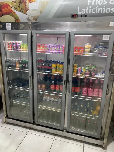Geladeira auto serviço 3 porta