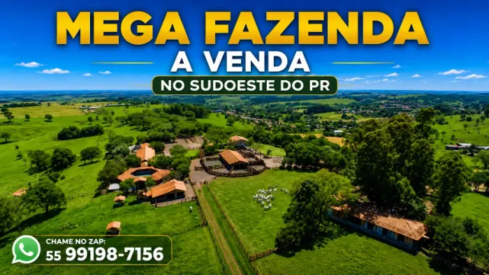 Mega Fazenda  a Venda  no Sudoeste do PR 
