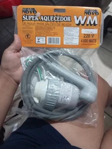 Aquecedor de água para salão