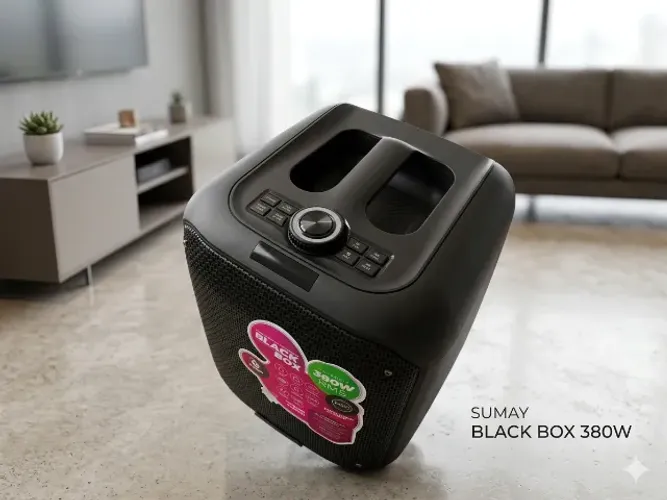 Caixa de Som Amplificada Black Box da Sumay 380W